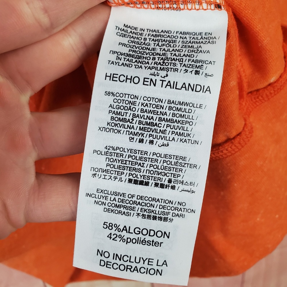 Nike Womens Sweatshirt Sz Small Orange Denver Broncos Football Full Zip - Picture 8 of 13